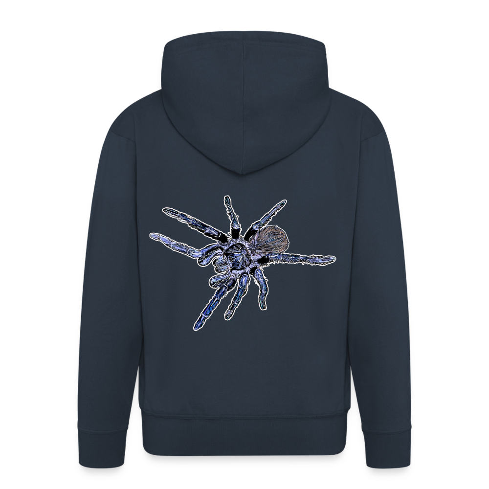 Männer Zip-Hoodie Pterinopelma sazimai - Navy