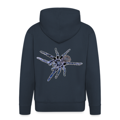 Männer Zip-Hoodie Pterinopelma sazimai - Navy