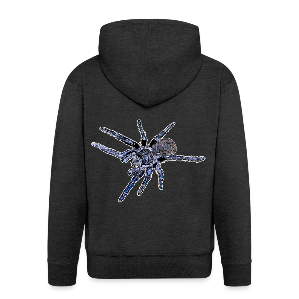 Männer Zip-Hoodie Pterinopelma sazimai - Anthrazit