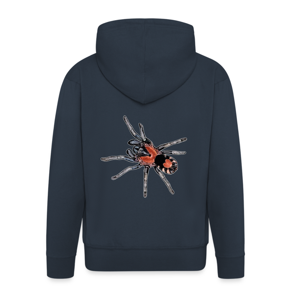 Männer Zip-Hoodie Cyriocosmus elegans - Navy