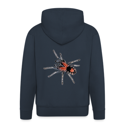 Männer Zip-Hoodie Cyriocosmus elegans - Navy