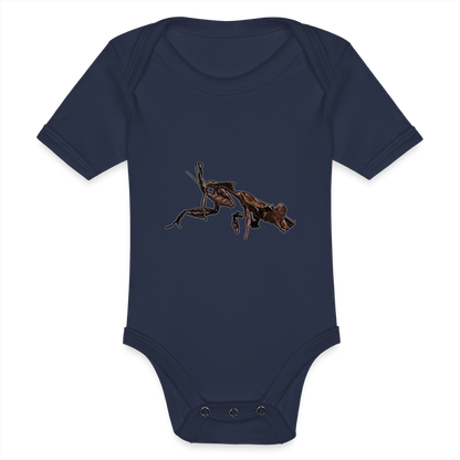 Baby Body kurz Phyllocrania paradoxa female 2 - Dunkelnavy