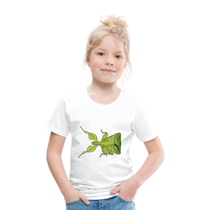 Kinder Basic T-Shirt Phyllium philippinicum female - weiß