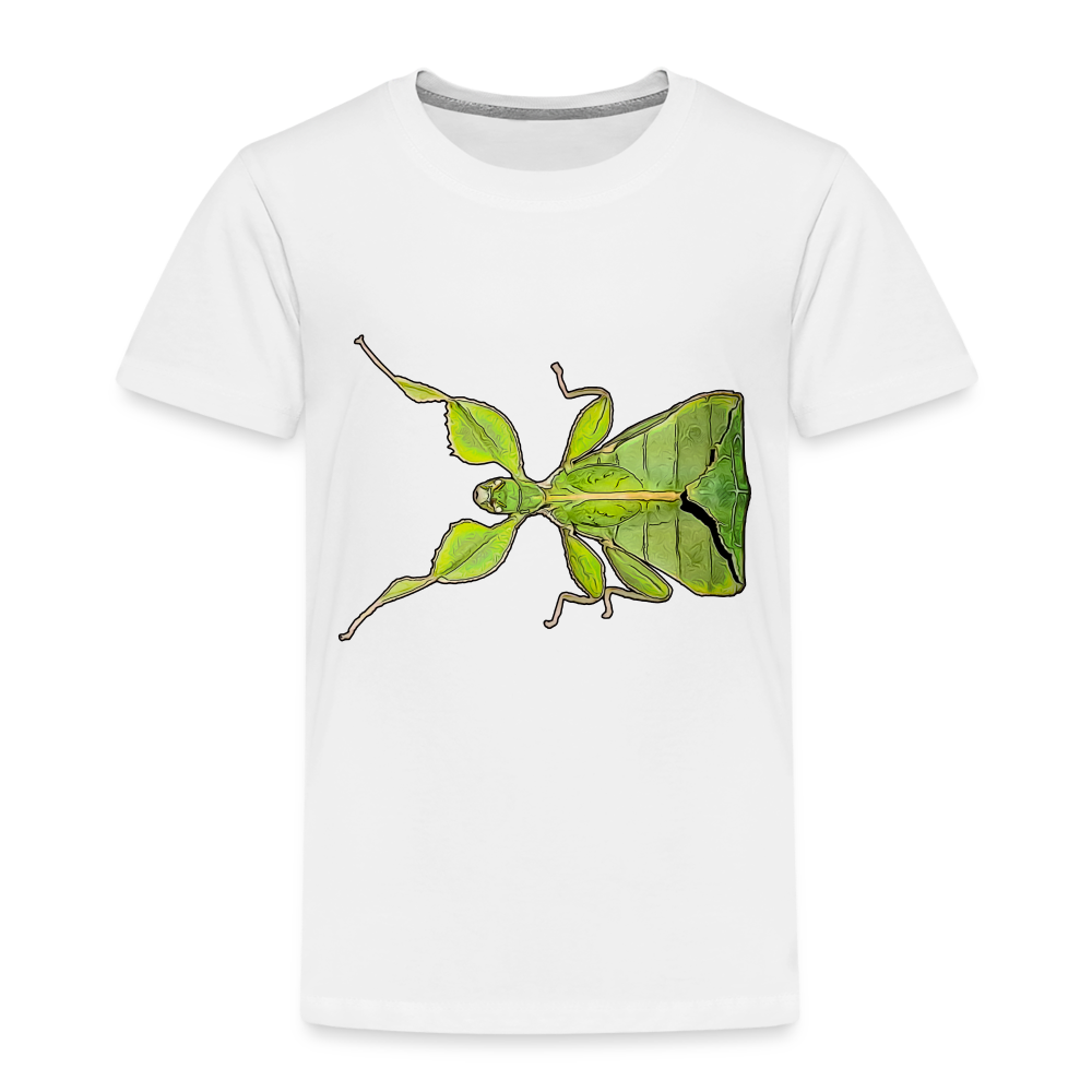 Kinder Basic T-Shirt Phyllium philippinicum female - weiß