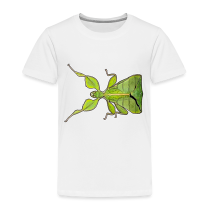 Kinder Basic T-Shirt Phyllium philippinicum female - weiß