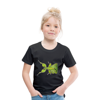 Kinder Basic T-Shirt Phyllium philippinicum female - Schwarz