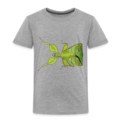 Kinder Basic T-Shirt Phyllium philippinicum female - Grau meliert