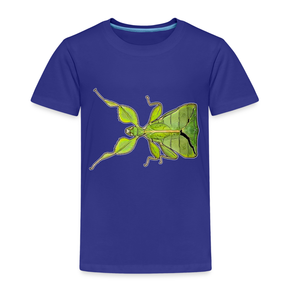 Kinder Basic T-Shirt Phyllium philippinicum female - Königsblau