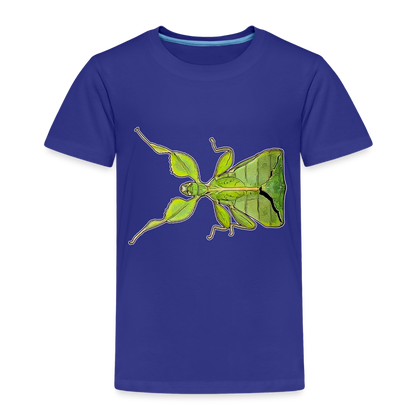Kinder Basic T-Shirt Phyllium philippinicum female - Königsblau