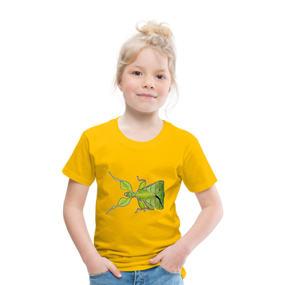 Kinder Basic T-Shirt Phyllium philippinicum female - Sonnengelb