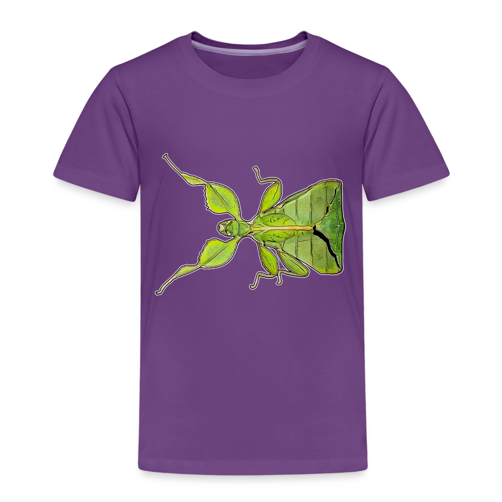 Kinder Basic T-Shirt Phyllium philippinicum female - Lila