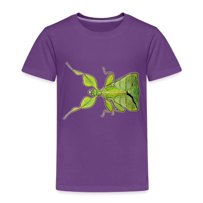 Kinder Basic T-Shirt Phyllium philippinicum female - Lila