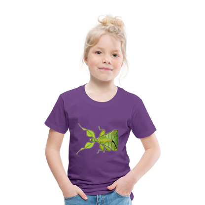 Kinder Basic T-Shirt Phyllium philippinicum female - Lila