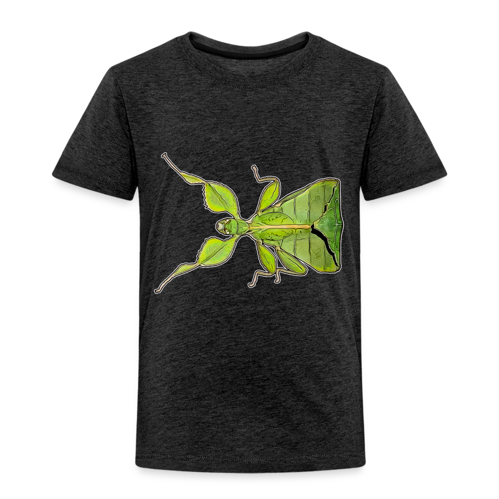 Kinder Basic T-Shirt Phyllium philippinicum female - Anthrazit