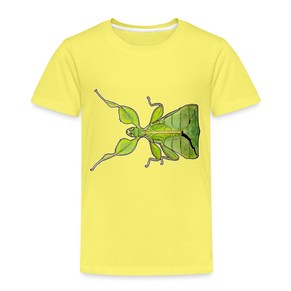 Kinder Basic T-Shirt Phyllium philippinicum female - Gelb