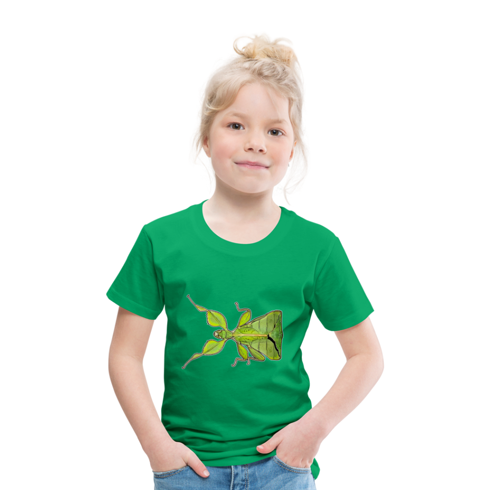 Kinder Basic T-Shirt Phyllium philippinicum female - Kelly Green