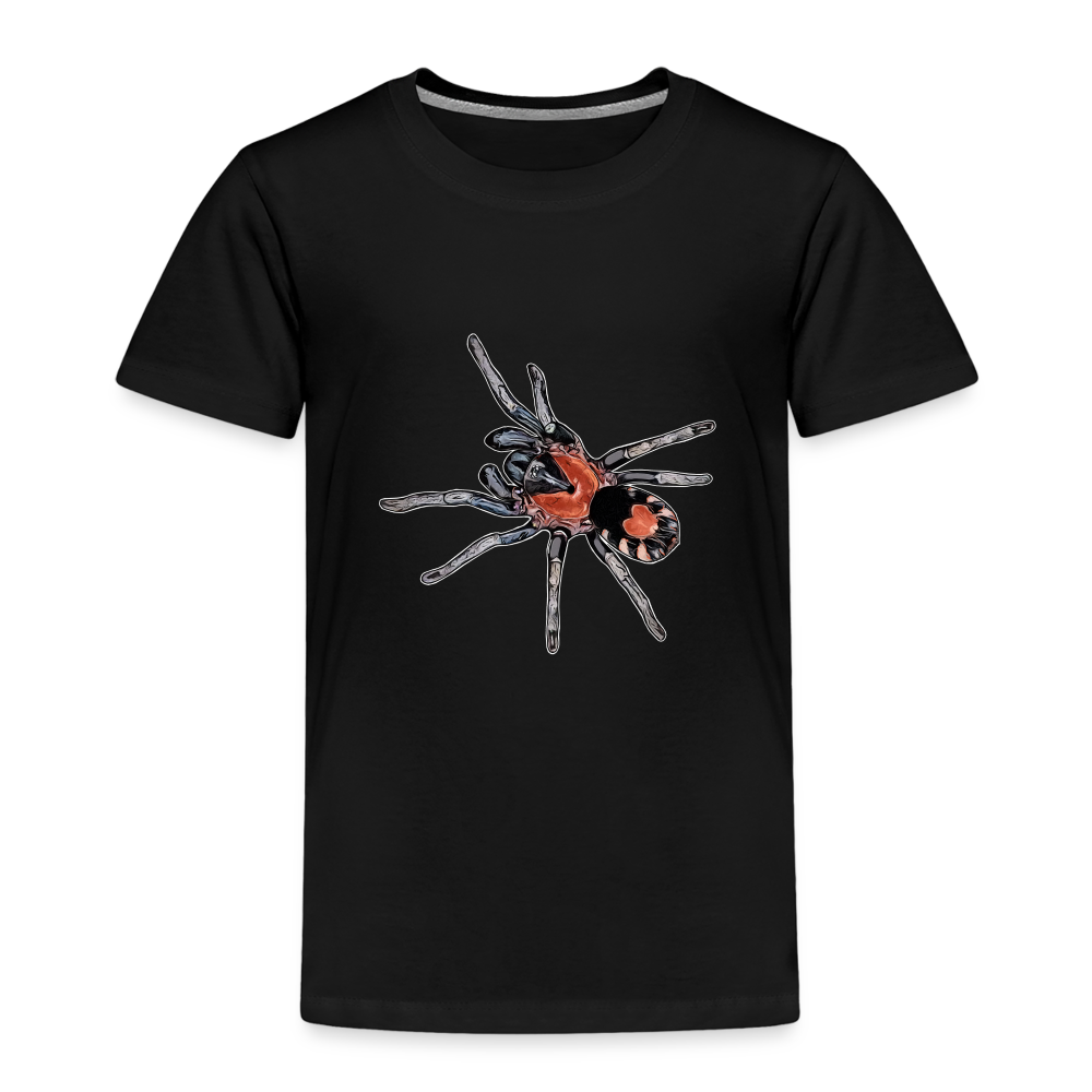Kinder Basic T-Shirt Cyriocosmus elegans - Schwarz