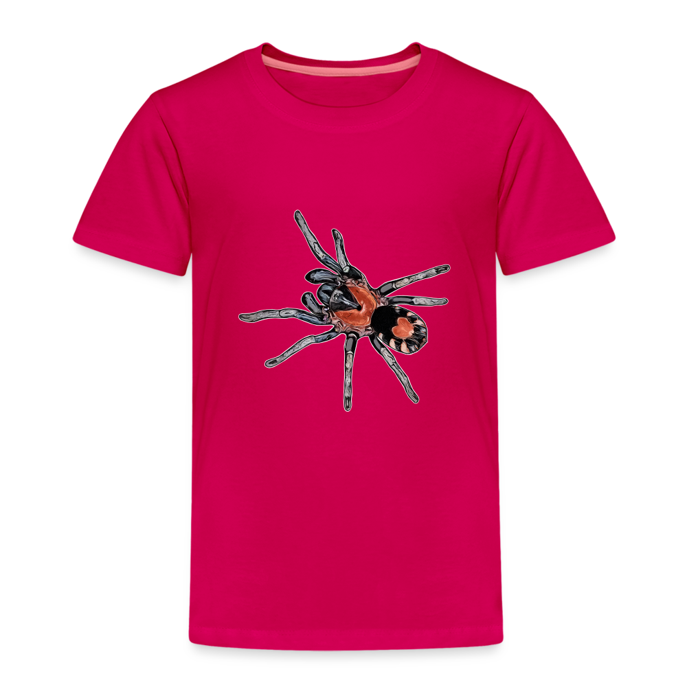 Kinder Basic T-Shirt Cyriocosmus elegans - dunkles Pink