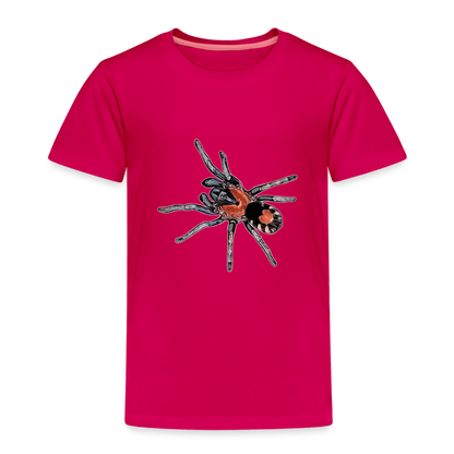 Kinder Basic T-Shirt Cyriocosmus elegans - dunkles Pink