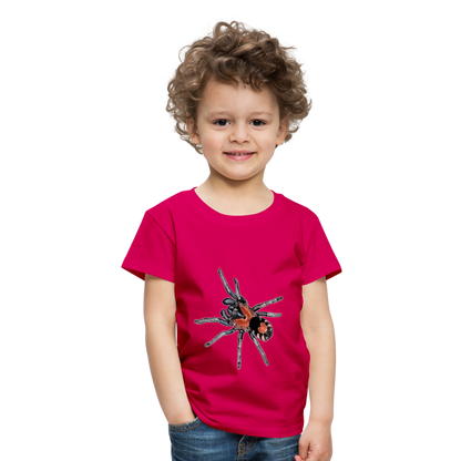 Kinder Basic T-Shirt Cyriocosmus elegans - dunkles Pink