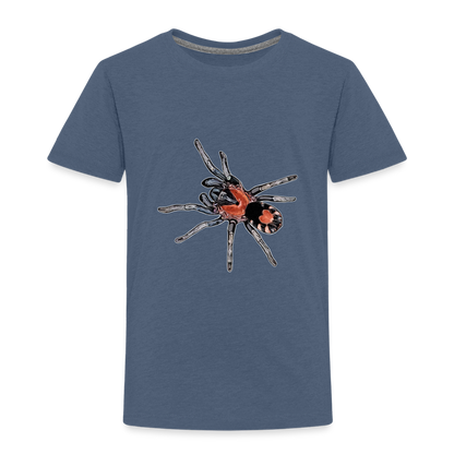 Kinder Basic T-Shirt Cyriocosmus elegans - Blau meliert