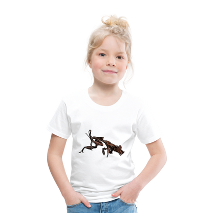 Kinder Basic T-Shirt Phyllocrania paradoxa female 2 - weiß