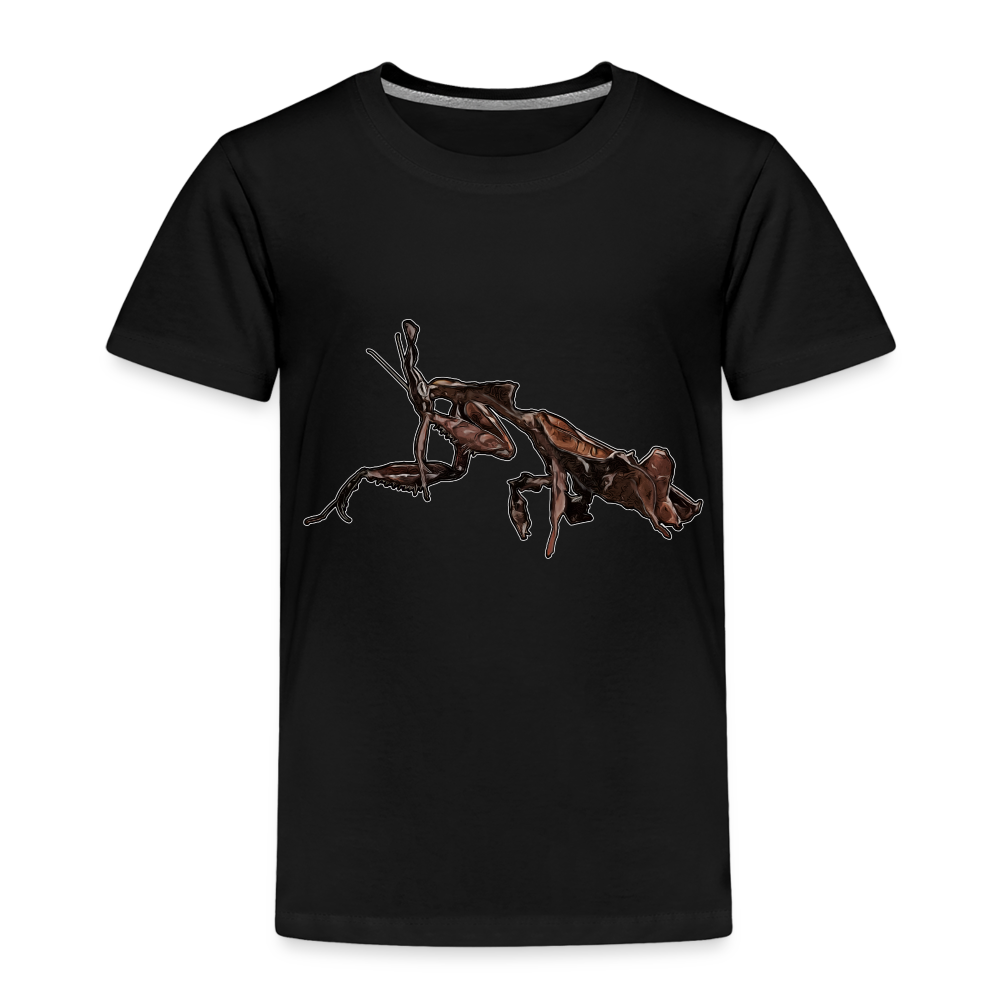 Kinder Basic T-Shirt Phyllocrania paradoxa female 2 - Schwarz