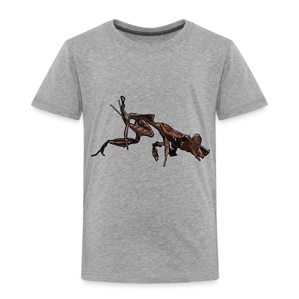 Kinder Basic T-Shirt Phyllocrania paradoxa female 2 - Grau meliert