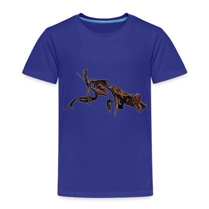 Kinder Basic T-Shirt Phyllocrania paradoxa female 2 - Königsblau