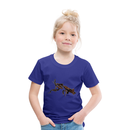 Kinder Basic T-Shirt Phyllocrania paradoxa female 2 - Königsblau