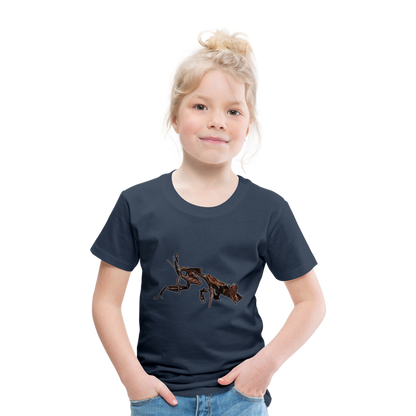 Kinder Basic T-Shirt Phyllocrania paradoxa female 2 - Navy