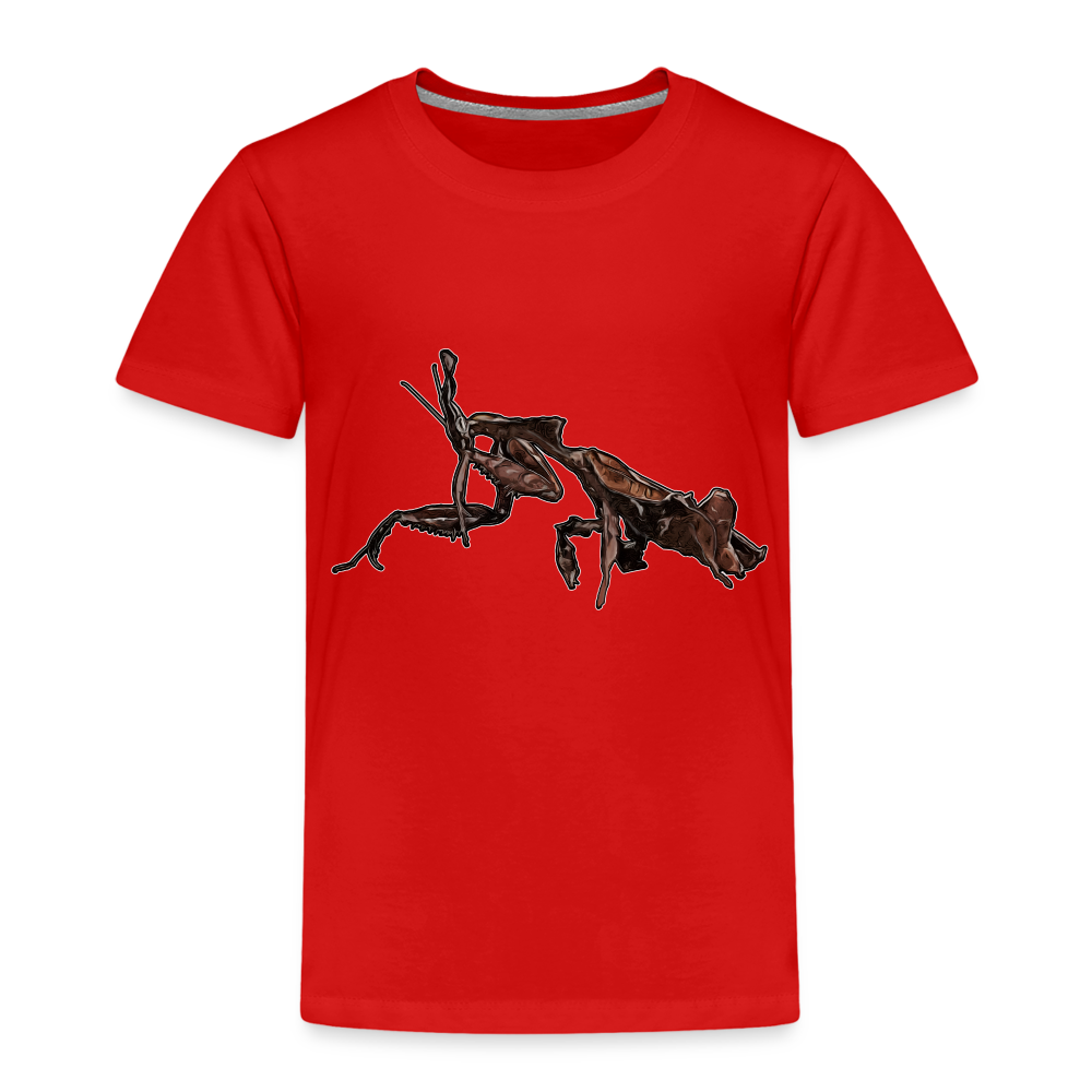 Kinder Basic T-Shirt Phyllocrania paradoxa female 2 - Rot