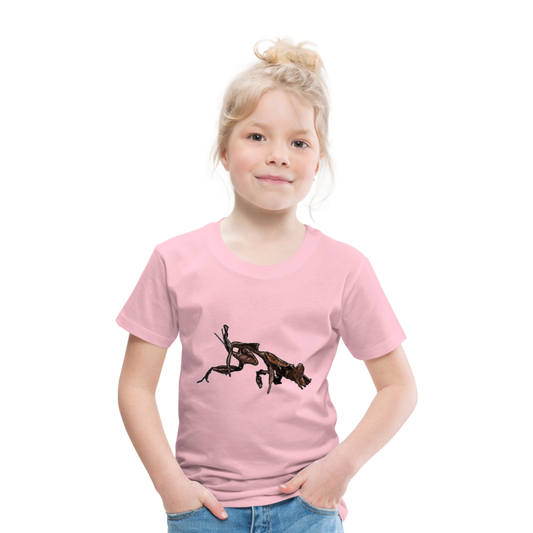 Kinder Basic T-Shirt Phyllocrania paradoxa female 2 - Hellrosa