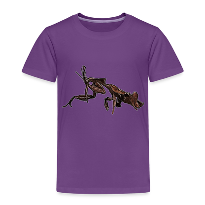Kinder Basic T-Shirt Phyllocrania paradoxa female 2 - Lila