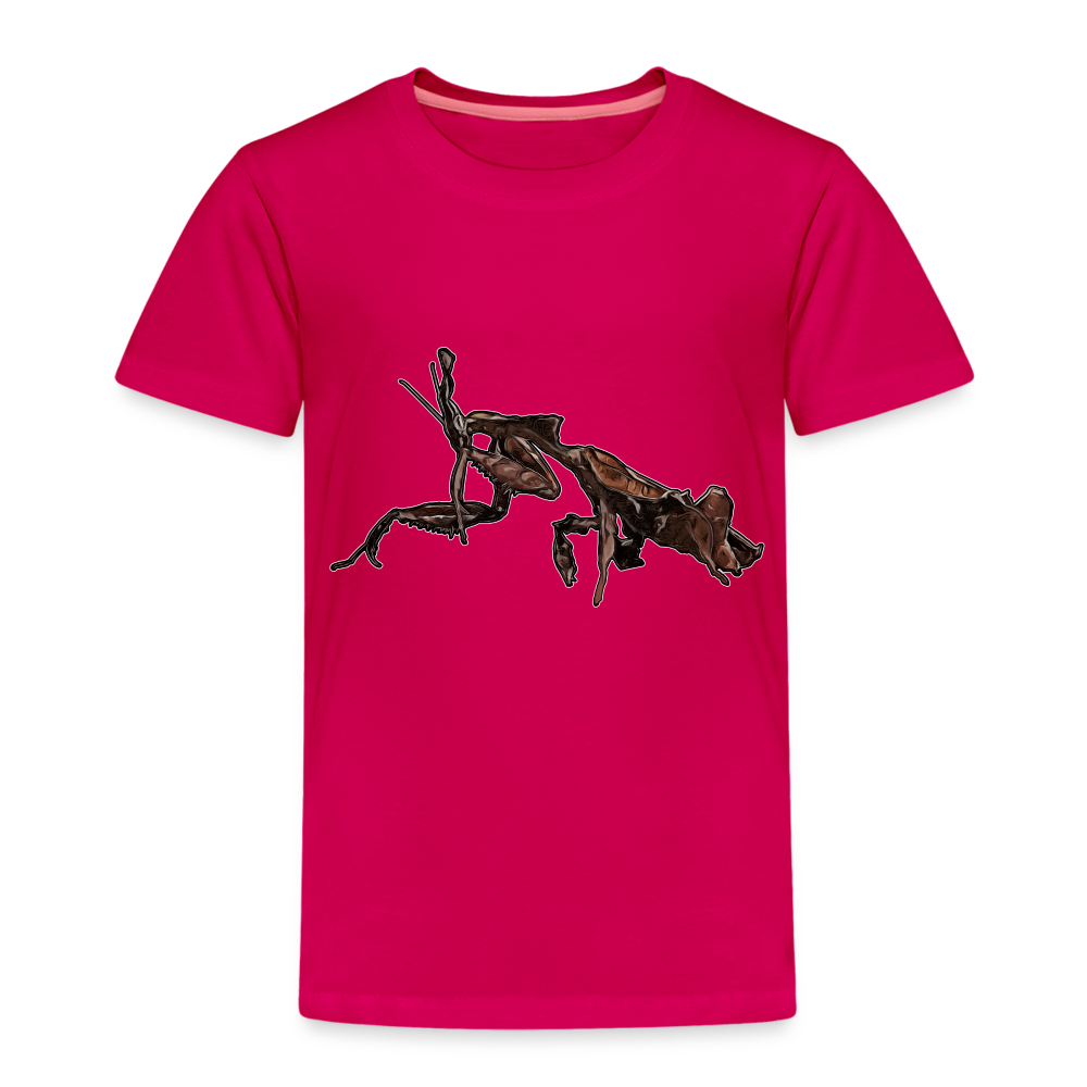 Kinder Basic T-Shirt Phyllocrania paradoxa female 2 - dunkles Pink