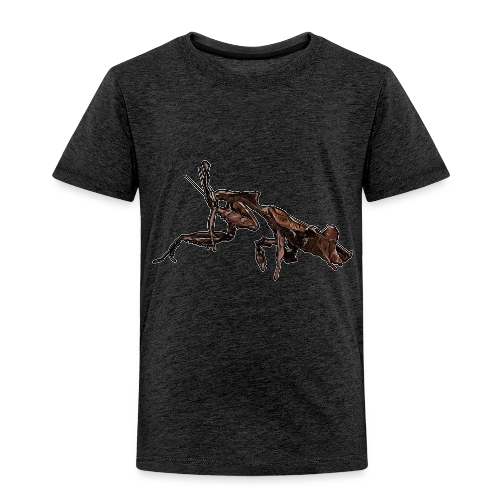 Kinder Basic T-Shirt Phyllocrania paradoxa female 2 - Anthrazit