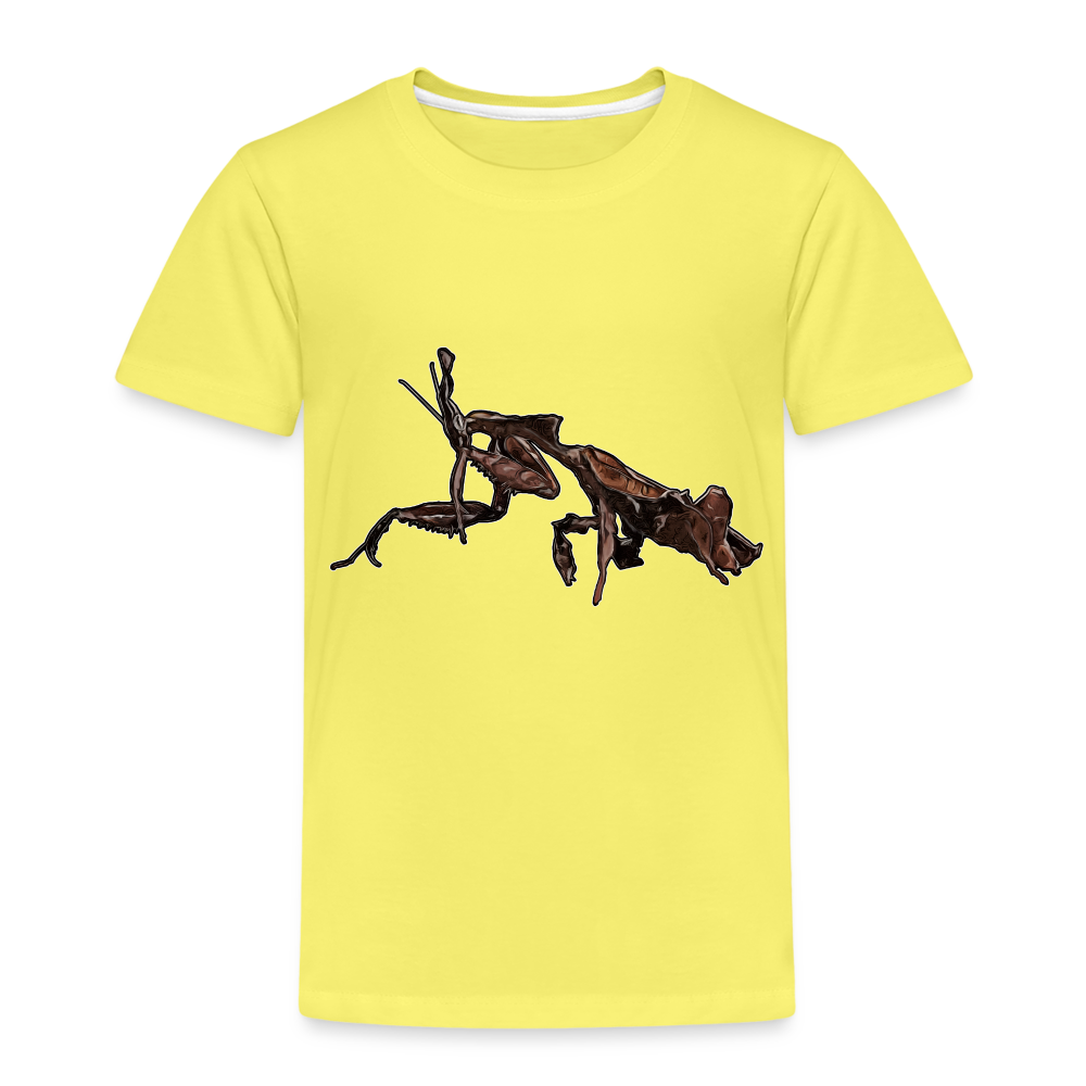 Kinder Basic T-Shirt Phyllocrania paradoxa female 2 - Gelb
