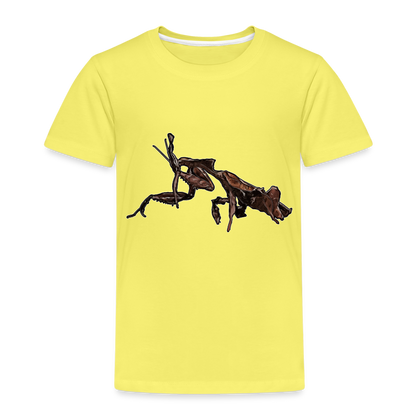 Kinder Basic T-Shirt Phyllocrania paradoxa female 2 - Gelb