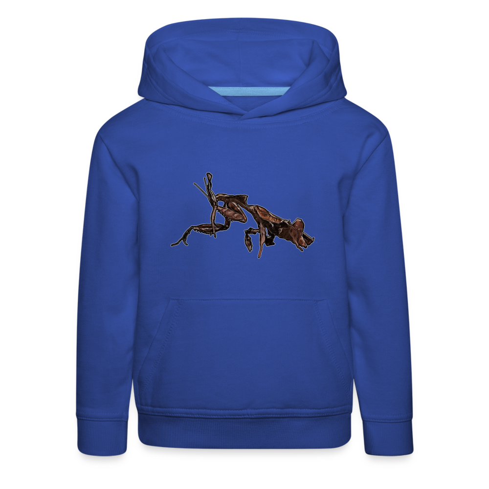 Kinder Hoodie Phyllocrania paradoxa female 2 - Royalblau