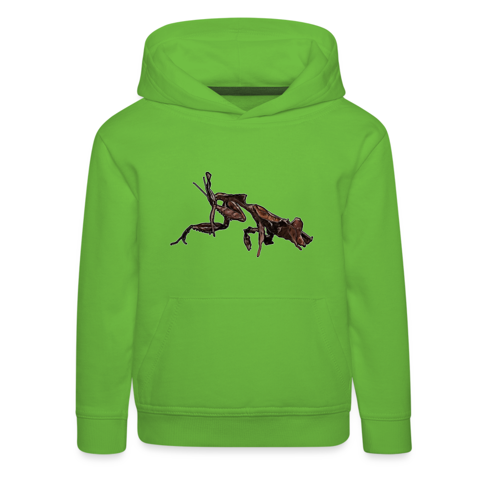 Kinder Hoodie Phyllocrania paradoxa female 2 - Hellgrün