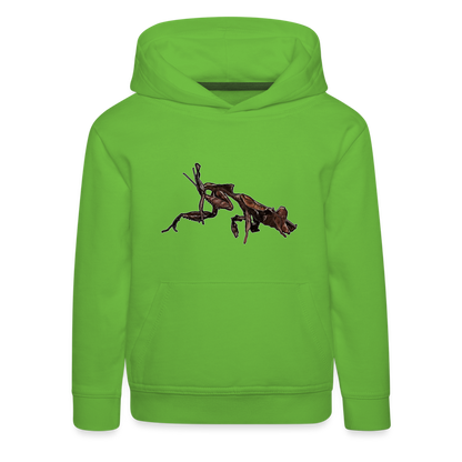 Kinder Hoodie Phyllocrania paradoxa female 2 - Hellgrün