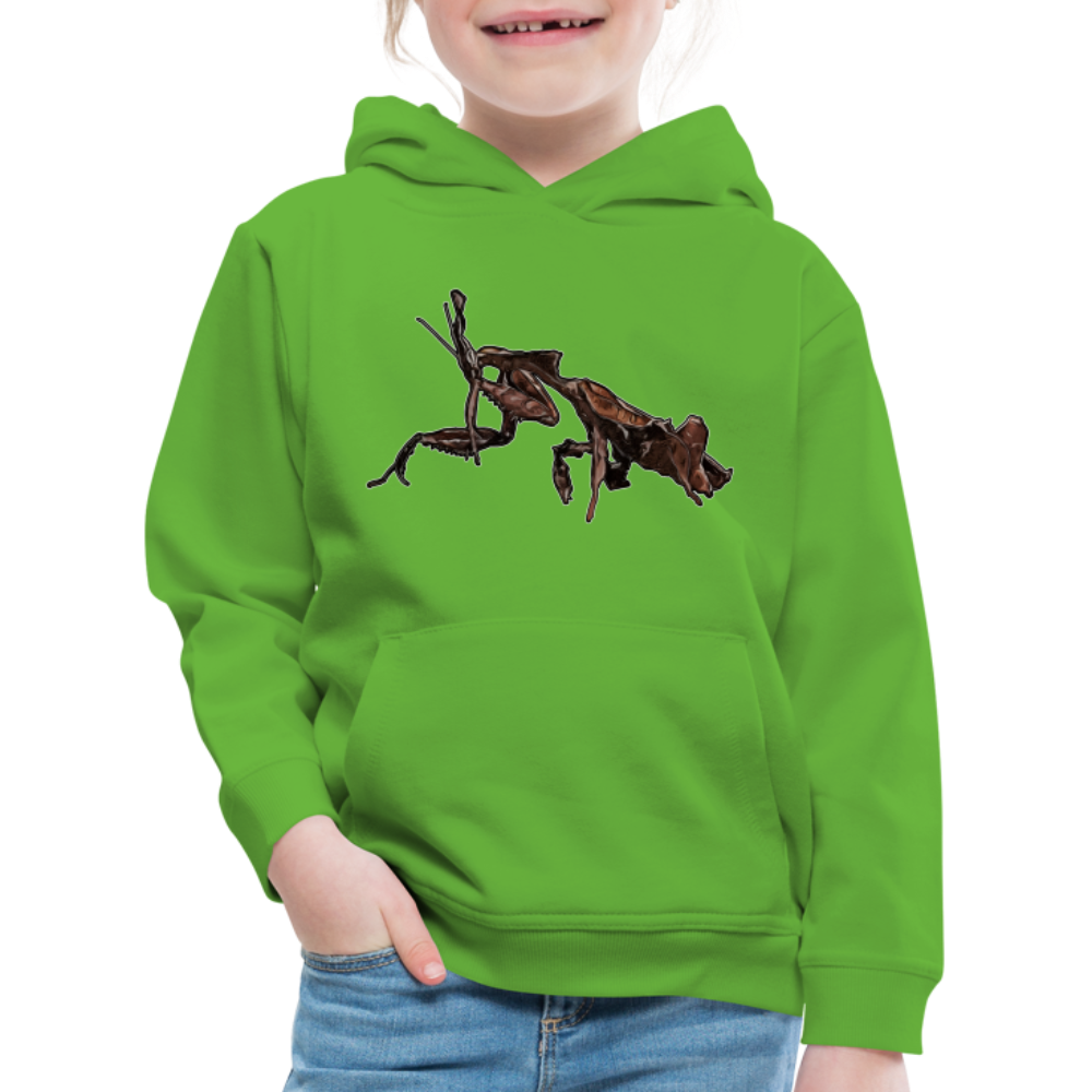 Kinder Hoodie Phyllocrania paradoxa female 2 - Hellgrün