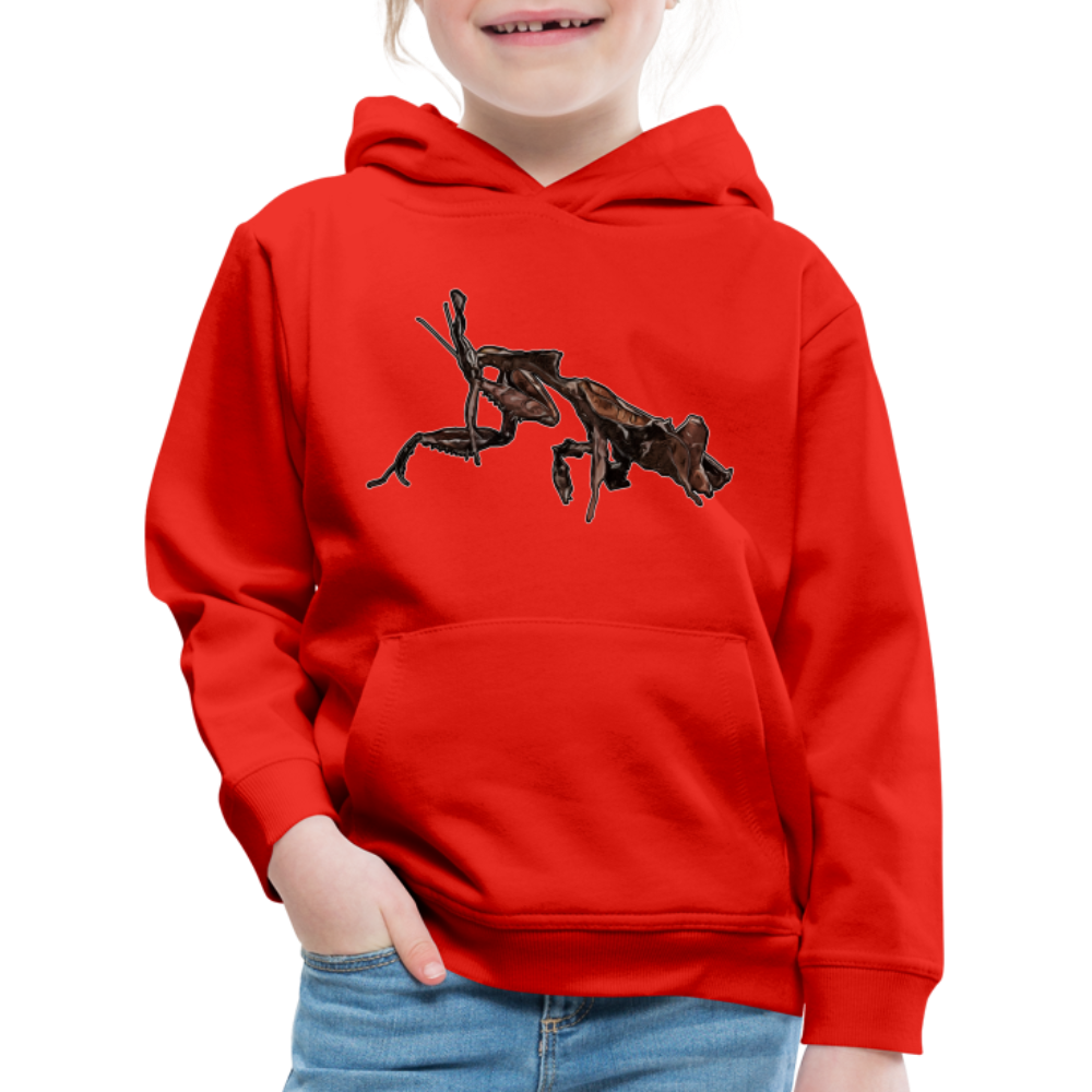 Kinder Hoodie Phyllocrania paradoxa female 2 - Rot