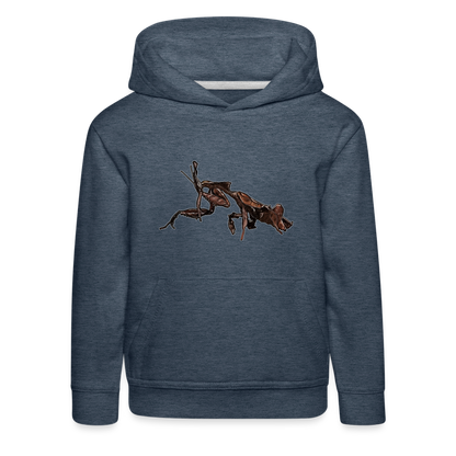 Kinder Hoodie Phyllocrania paradoxa female 2 - Jeansblau