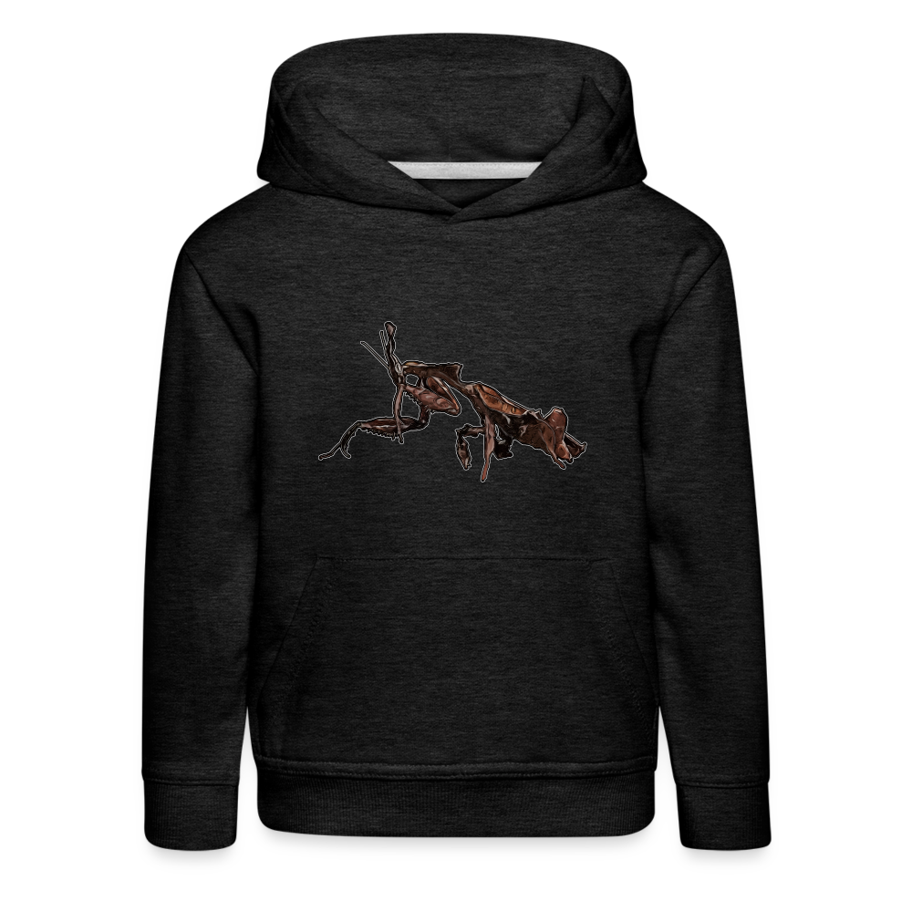 Kinder Hoodie Phyllocrania paradoxa female 2 - Anthrazit