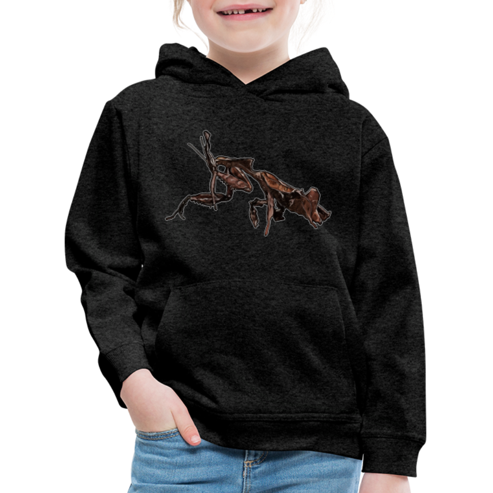 Kinder Hoodie Phyllocrania paradoxa female 2 - Anthrazit