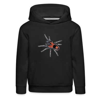 Kinder Hoodie Cyriocosmus elegans - Schwarz