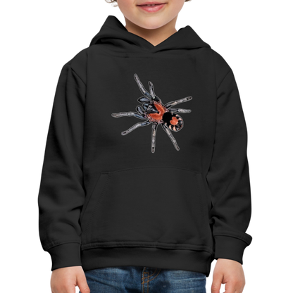Kinder Hoodie Cyriocosmus elegans - Schwarz