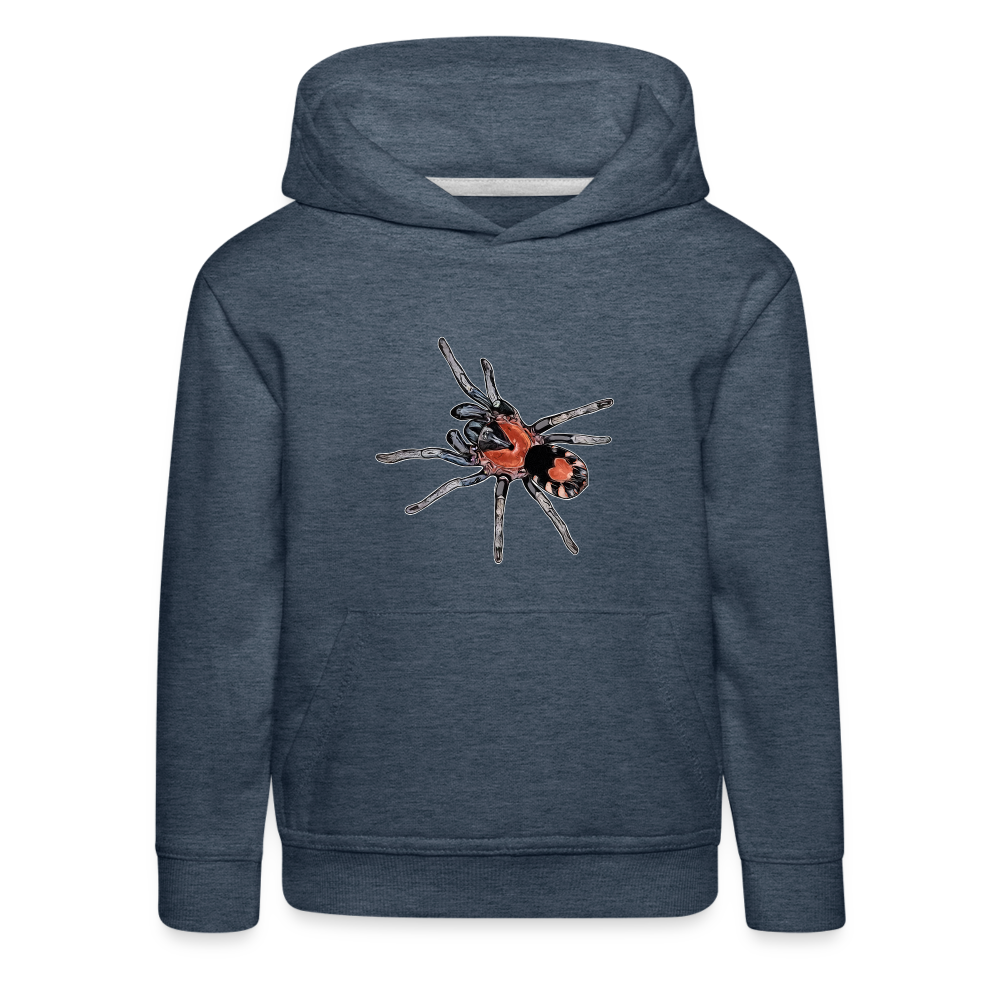 Kinder Hoodie Cyriocosmus elegans - Jeansblau