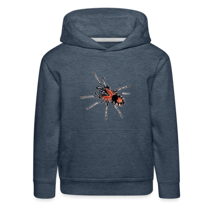 Kinder Hoodie Cyriocosmus elegans - Jeansblau